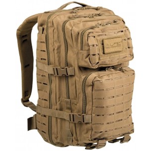 Mochila Mil-tec US Assault Pack LG 36 Litros Laser Cut Coyote 14002705