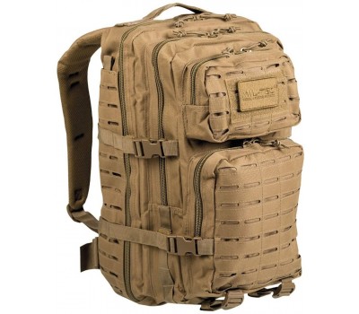 Mochila Mil-tec US Assault Pack LG 36 Litros Laser Cut Coyote 14002705