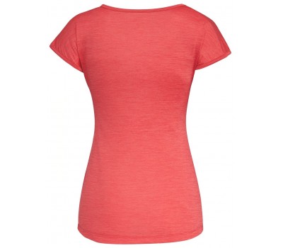 Salewa Camiseta Mujer Puez Melange Dry M/C Rose Red Melange