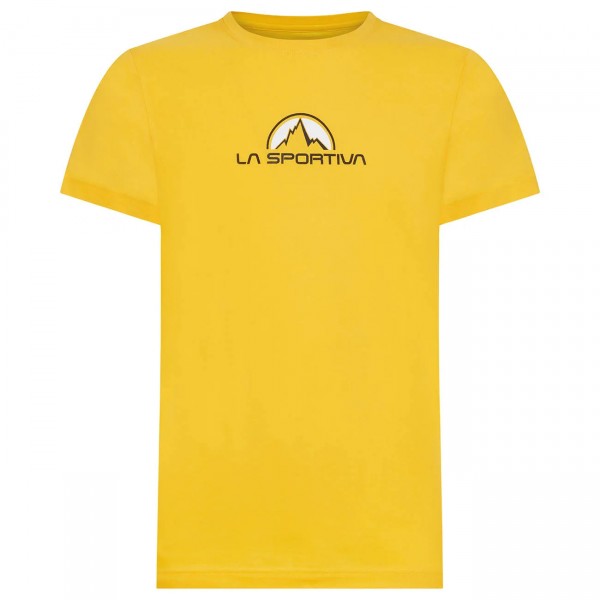 Camiseta Escalada La Sportiva Footstep Tee Amarilla Manga Corta
