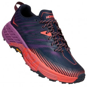 Hoka Speedgoat 4 Color Outer Space / Hot Coral