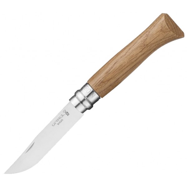 Opinel Nº8 Inox. Roble O.002021