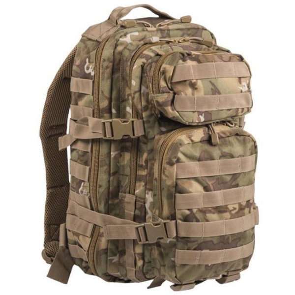 Mochila Mil-Tec US Assault Pack SM 20 Litros Woodland Arid 14002056