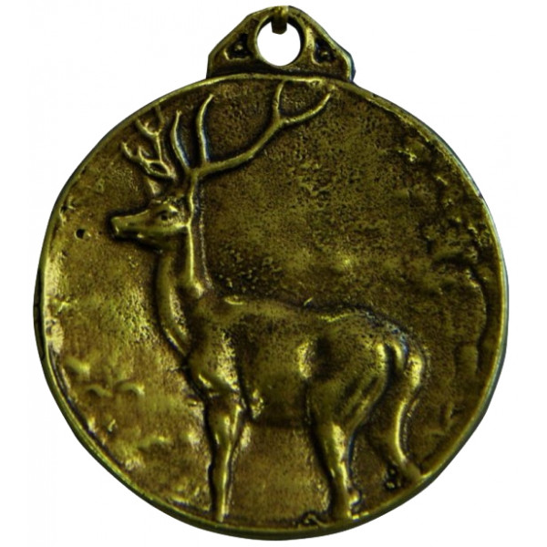Medalla Caza Oro Ciervo