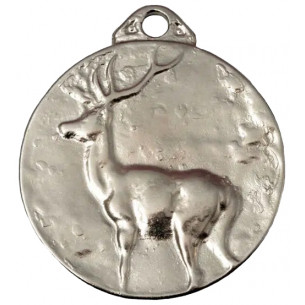 Medalla Caza Plata Ciervo