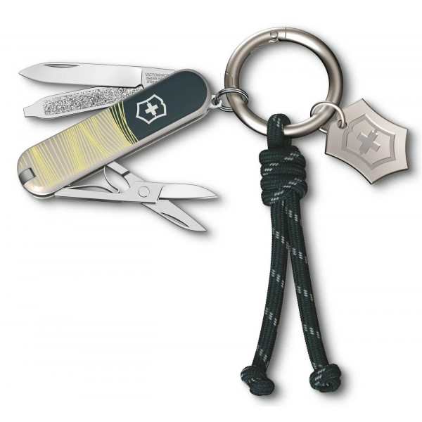 thumbnail image 2 of Victorinox Key Ring Turquoise 4.1895.S Portachiavi Con Cordino 2 of 12