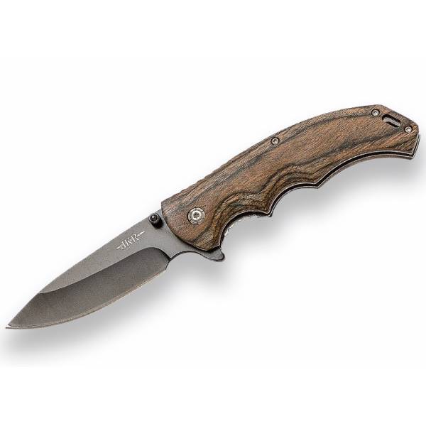 Navaja Joker Puño de Madera Gris 8.5 cm