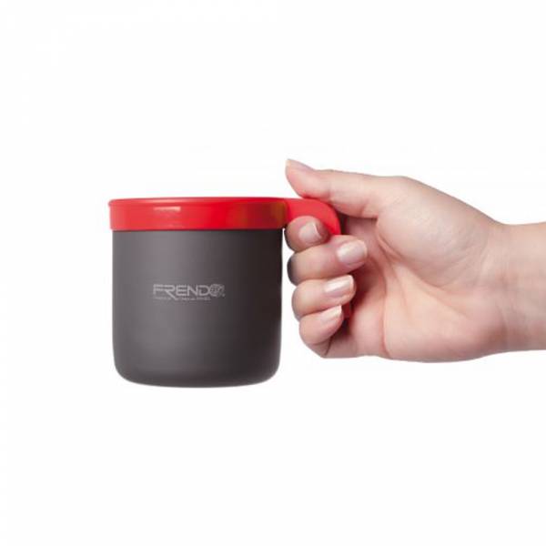 Taza Frendo Aluminio Anodizado Roja
