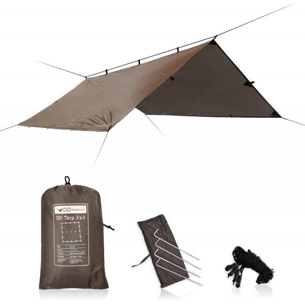 DD Hammocks DD Tarp 3 x 3 Coyote