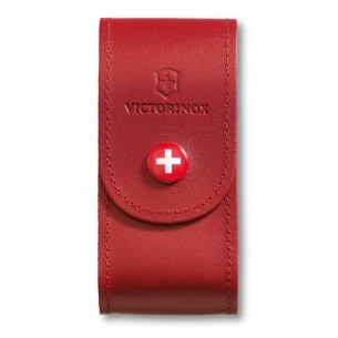 Funda Victorinox Cuero Roja Grande V.40521.1