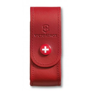 Funda Victorinox Cuero Roja Pequeña V.40520.1