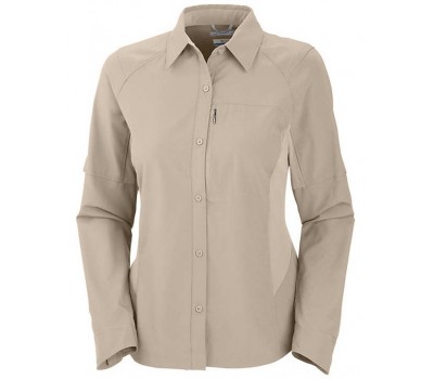 Columbia Camisa Silver Ridge M/Larga Beige AM9154