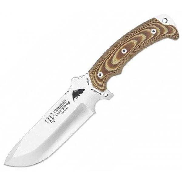 Cuchillo Cudeman Entresierras Kit MoVa Micarta Arena 155XC
