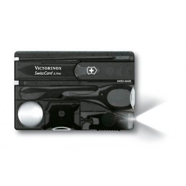 Victorinox Swisscard Lite Antracita Transp. Luz V.07333.T3