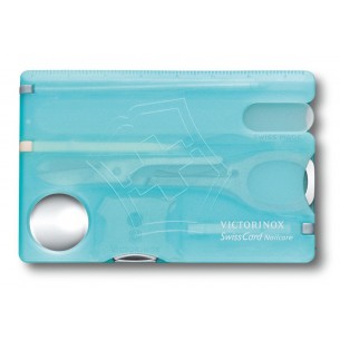 Victorinox Swisscard Nailcare, Azul Hielo Trans. V.07240.T21