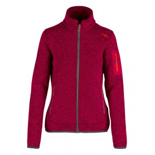 Chaqueta CMP Campagnolo Knitted Melange Magenta Antracite 3H14746 67BA