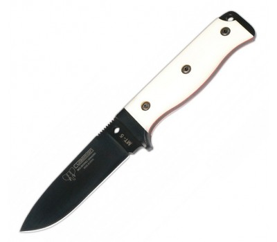 Cuchillo Cudeman MT5 Mova Micarta Blanca Hoja Negra 120N