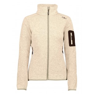 Chaqueta CMP Campagnolo Knitted Melange Sand/Bianco 3H14746 40BH