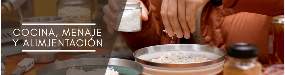 Cocina, menaje y alimentación
